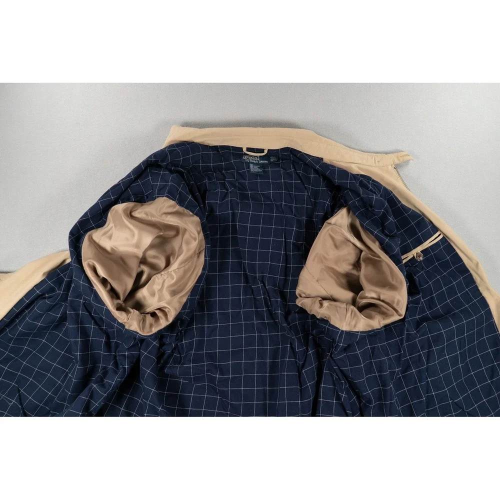 Vintage Polo by Ralph Lauren Tan Harrington Jacket Men's 4XB Big Tall